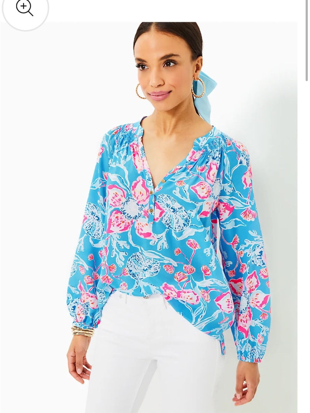 Lilly Pulitzer ELSA TOP, MULTI BAHAMIAN RHAPSODY